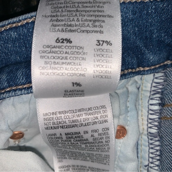 Mother The Tomcat Ankle Fray in Arigato Mr. Roboto Women’s Size 24 Medium Wash - Picture 12 of 14